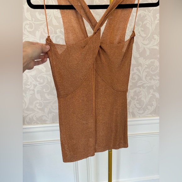 Reiss Copper Knit Fabric - Picture 9 of 12
